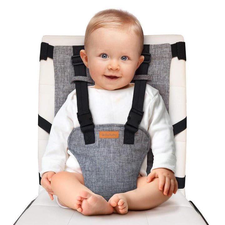 Draagbare baby zitgordel, veilig en lichtgewicht, ideaal voor reizen; zachte, compacte babyzitje voor onderweg.