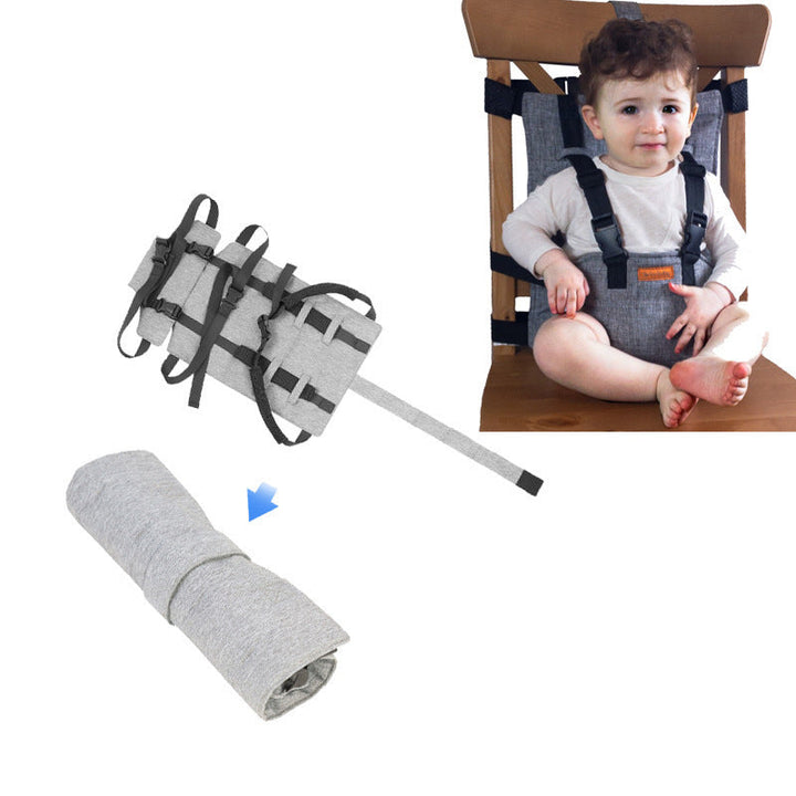 Draagbare baby zitgordel, veilig en lichtgewicht, ideaal voor reizen; zachte, compacte babyzitje voor onderweg.