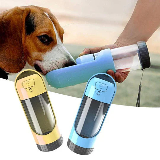 Draagbare drinkfontein met filter voor huisdieren, éénknopsbediening, compact, ideaal voor wandelingen en reizen, spatwaterdicht
