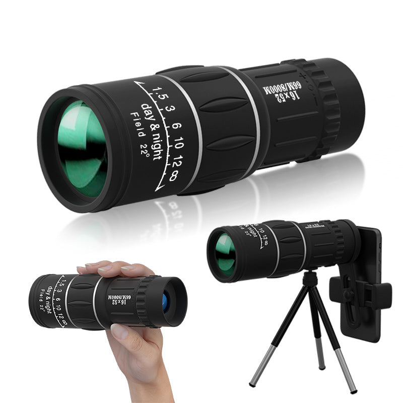 Draagbare monoculaire telescoop, hoge vergroting, gedetailleerde natuurwaarneming, compact ontwerp, ideaal voor outdooravonturen