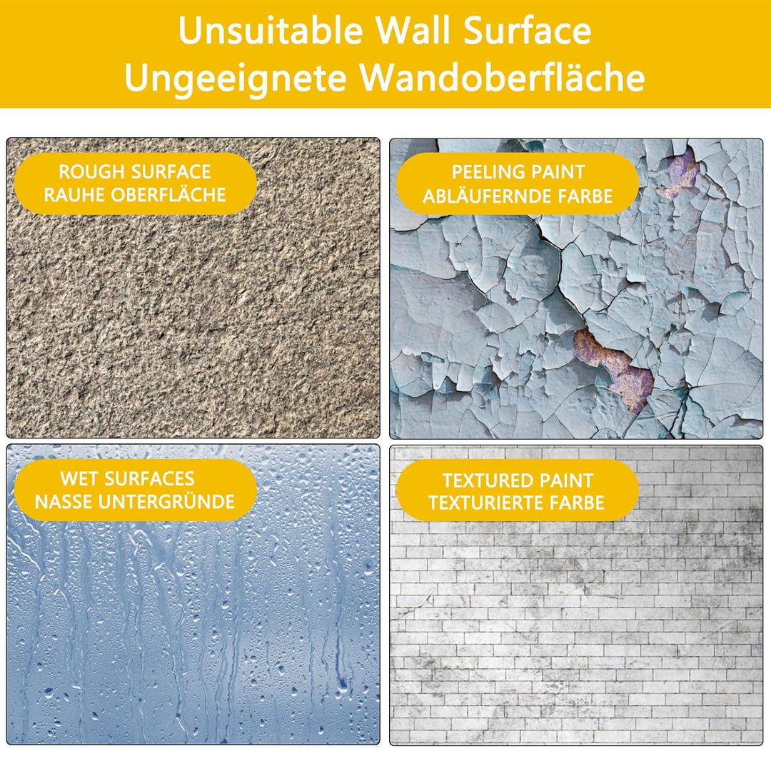 Doorzichtige elektrostatische muurstickers voor bescherming & stijl, ideaal voor muren, beschermt tegen vlekken en krassen.