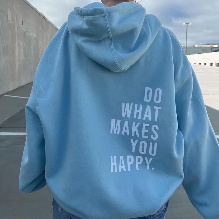 Dames hoodie van zachte stof, voorzien van een trendy design en capuchon voor extra comfort.