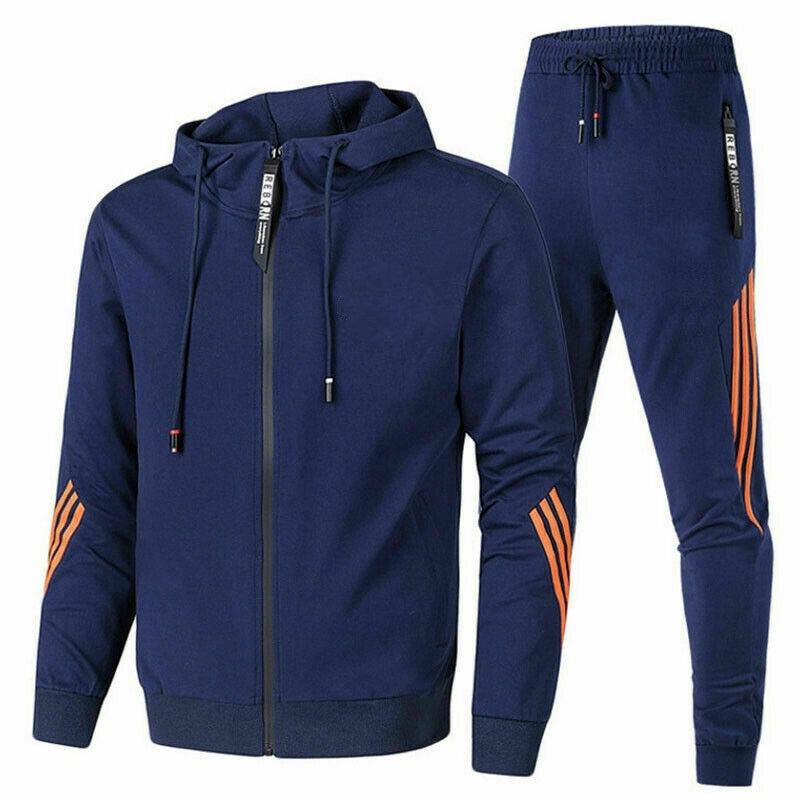 Trendy heren trainingspak in grijs, ideaal voor comfort en stijl, met uitstekende materiaalkwaliteit, voor alle seizoenen