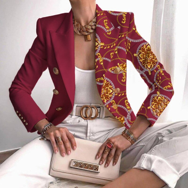 Casual chic HarrietsJacket dames blazer, comfortabel en stijlvol. Perfect voor voorjaar en najaar, veelzijdig.