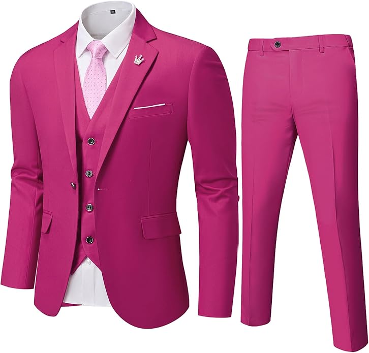 Comfortabel tweedelig herenpak Ralph, gemaakt van polyester voor langdurig draagcomfort.