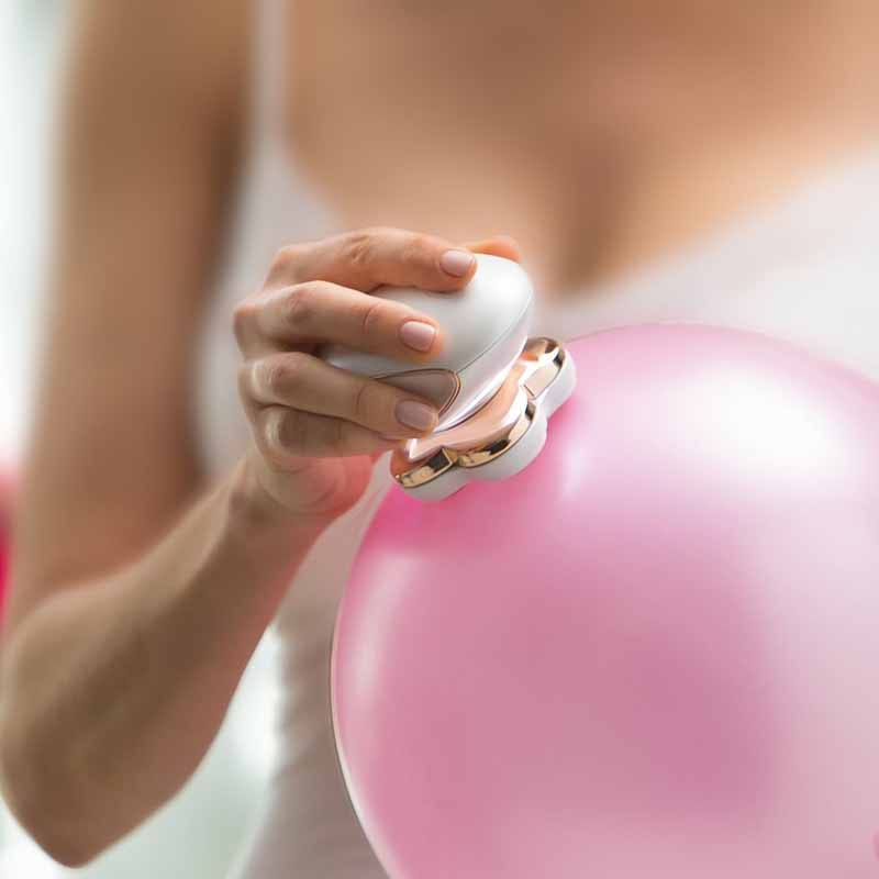 Dames U-Shave ontharingstool voor zijdezachte benen; innovatief en pijnloos ontharen thuis.
