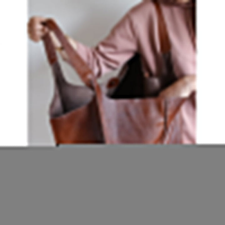 Extra grote elegante leren weekendtas met modern design in veelzijdige kleuren, perfecte dames tas.