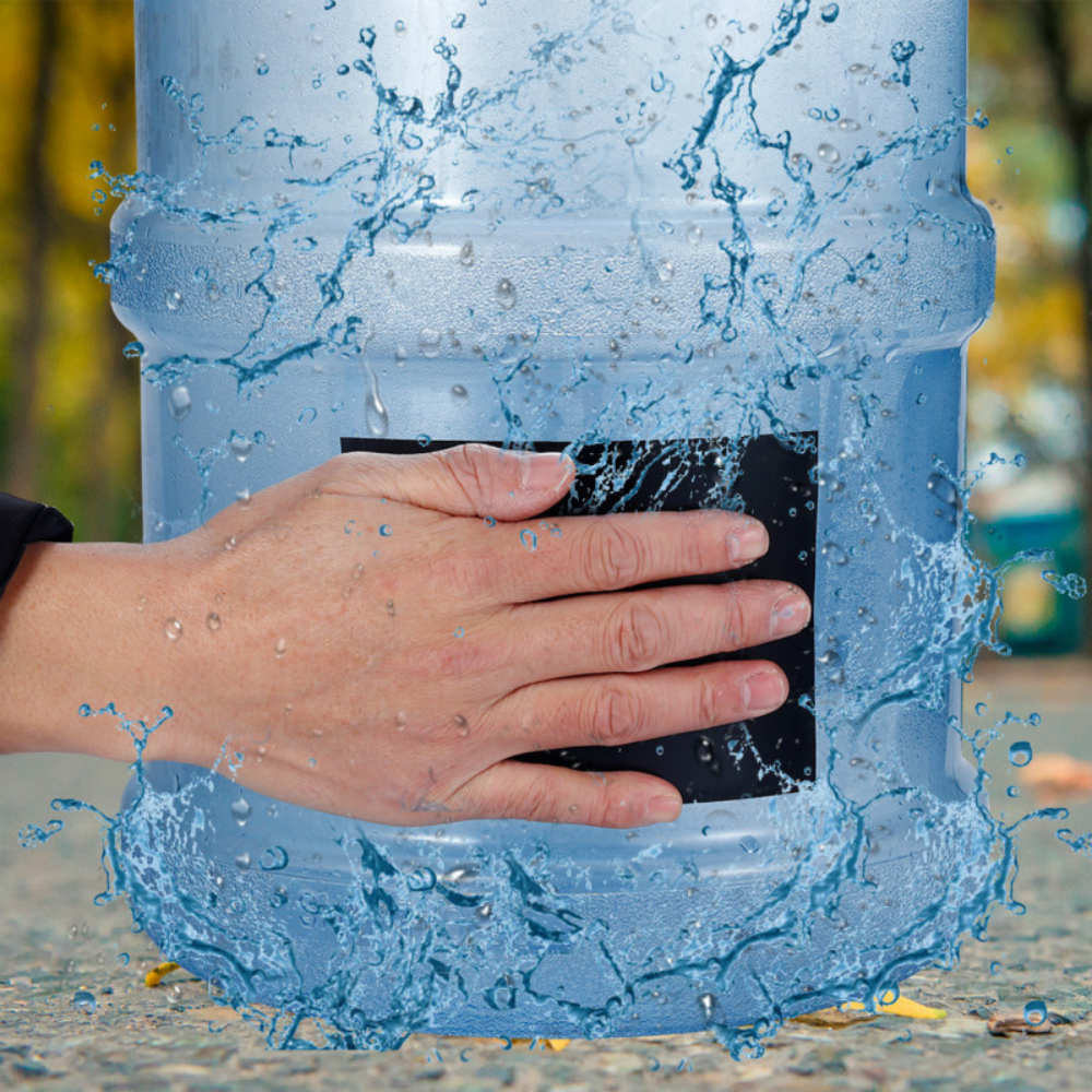 Ultrasterk waterdicht reparatiestaal, zelfklevend, zwart, 10 cm breed, ideaal voor lekken en scheuren in de tuin