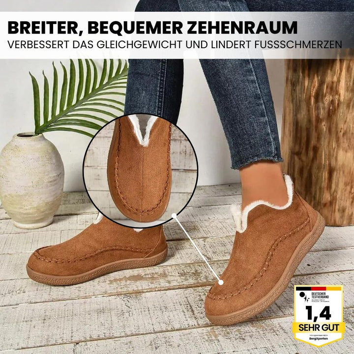 Ultrabequeme, antislip dameshuisschoenen met orthopedisch design en ademende zool voor comfort en veiligheid.