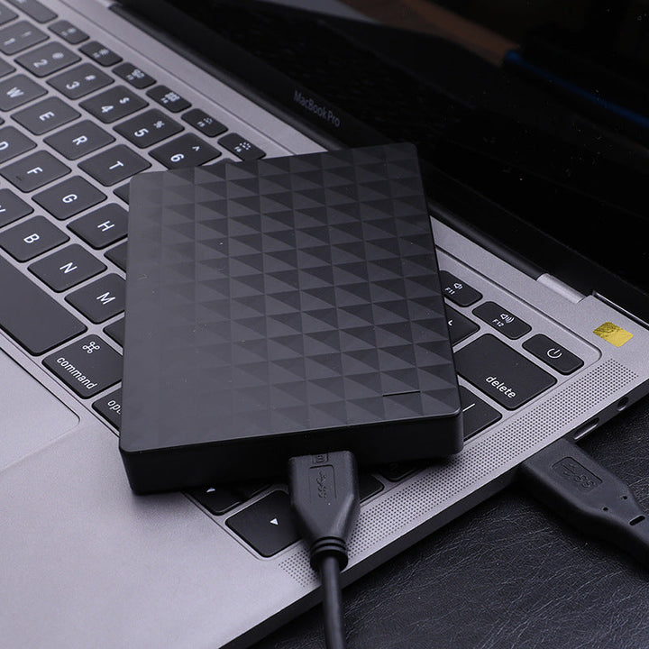 Stijlvolle ultradunne draagbare harde schijf 10TB, snelle USB 3.0 voor ruime en veilige opslag.
