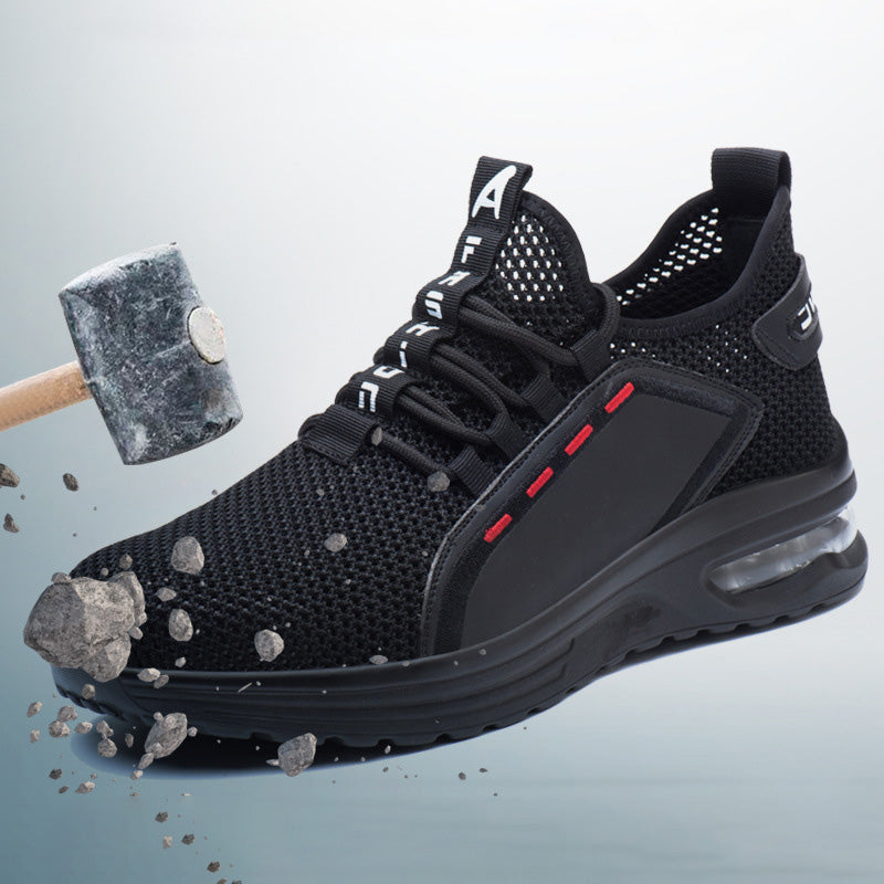 Ultralichte SteelFlex One veiligheidsschoen met stalen neus en ademende stof voor optimale bescherming.