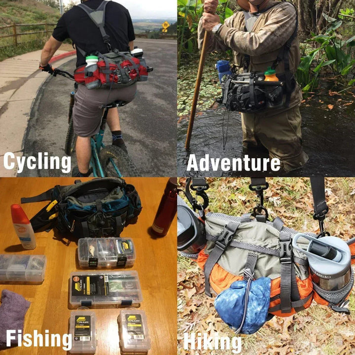 Stijlvolle unisex waterdichte heuptas, perfect voor festivals, reizen of dagelijks gebruik; praktisch & lichtgewicht.