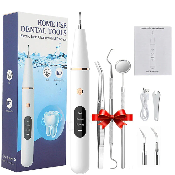 Ultrasone tanden reiniger SonicClean: onmisbaar voor grondige gebitsreiniging, mondhygiëne en een stralend wit gebit.