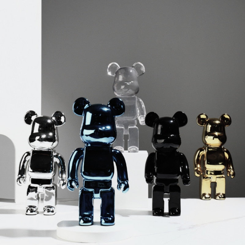 Bearbricks Sculptuur 16 - charmante eyecatcher, brengt een speels en artistiek element in huis.