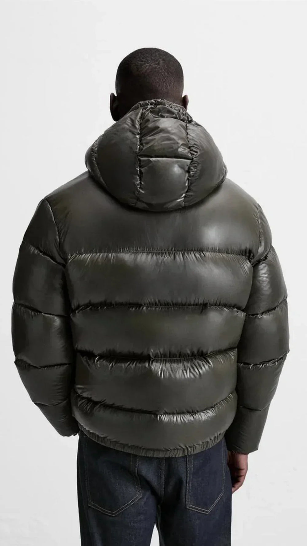 Stijlvol uniseks donsjack Aspen in groen. Comfortabele, warme winterjas.