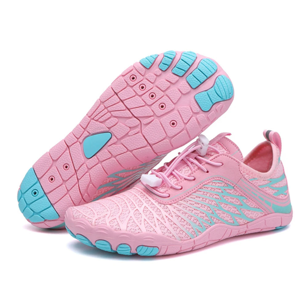 Comfortabele waterschoenen, geschikt voor zowel fitness in het water als op het strand.