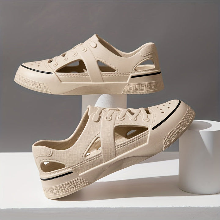Praktische uniseks waterschoenen, sneaker model, ideaal voor waterparken & rotsachtige stranden.