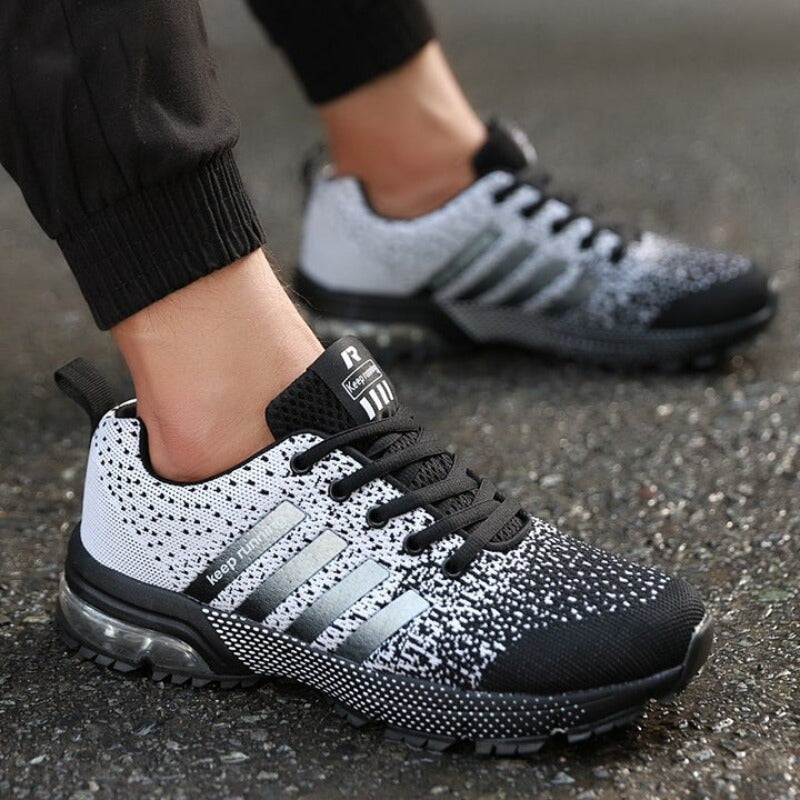 Diverse AeroFlex orthopedische sneakers in verschillende kleuren, allemaal lichtgewicht en comfortabel.