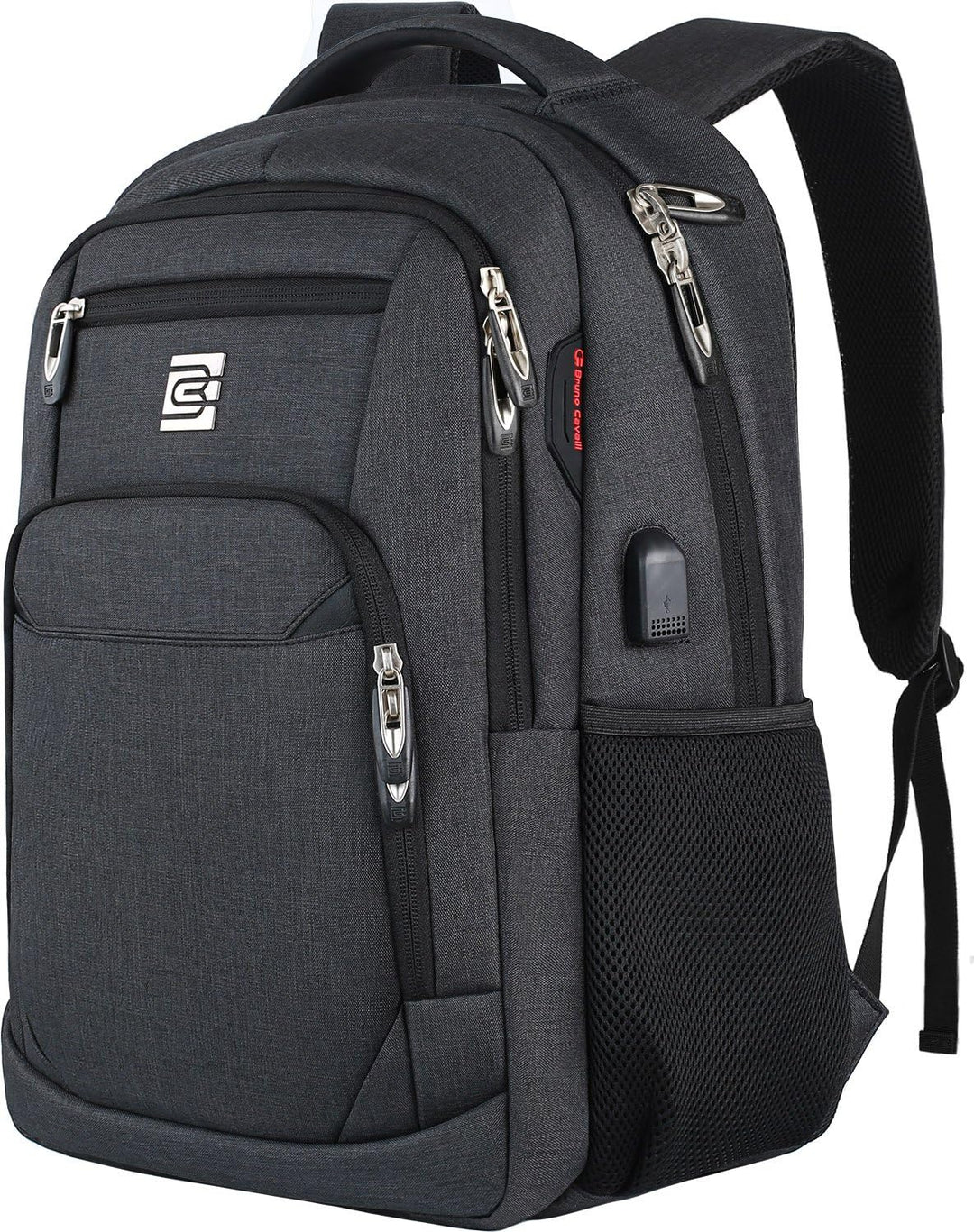 Moderne schooltas met anti-diefstal en USB-aansluiting, ideaal voor studenten.