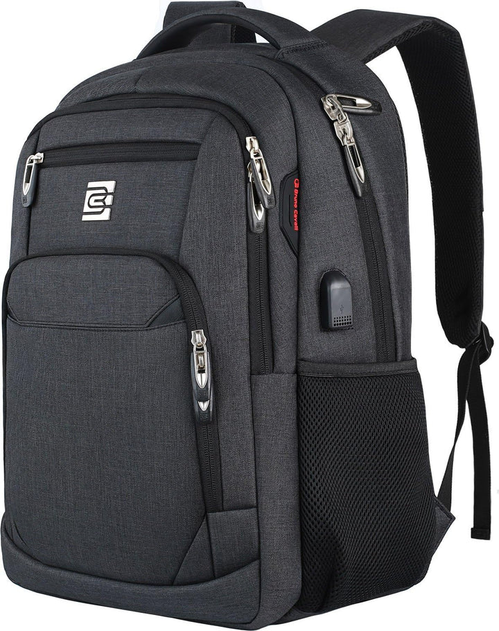 Moderne schooltas met anti-diefstal en USB-aansluiting, ideaal voor studenten.