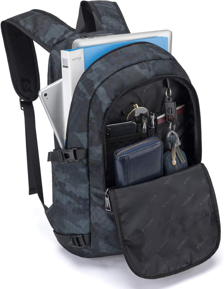 Unisex reisrugzak 30-50L met antidiefstal, USB-poort en stevige handgreep.