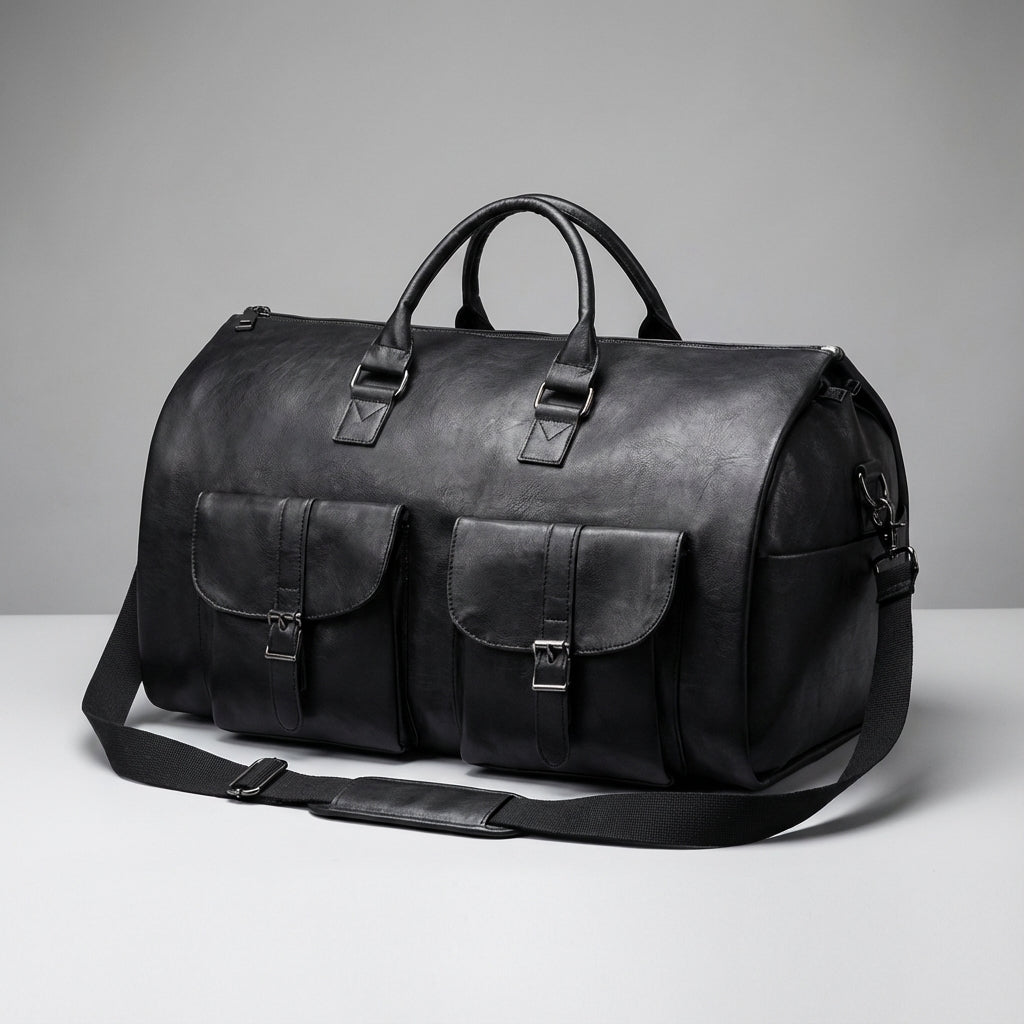 Handige unisex duffelbag met schoenenvak; jouw ideale partner voor al je weekendavonturen en reizen.