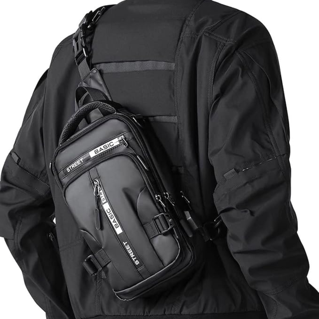 Unisex compacte crossbody sling rugzak UrbanLite, ideaal voor dagelijks gebruik in de stad.
