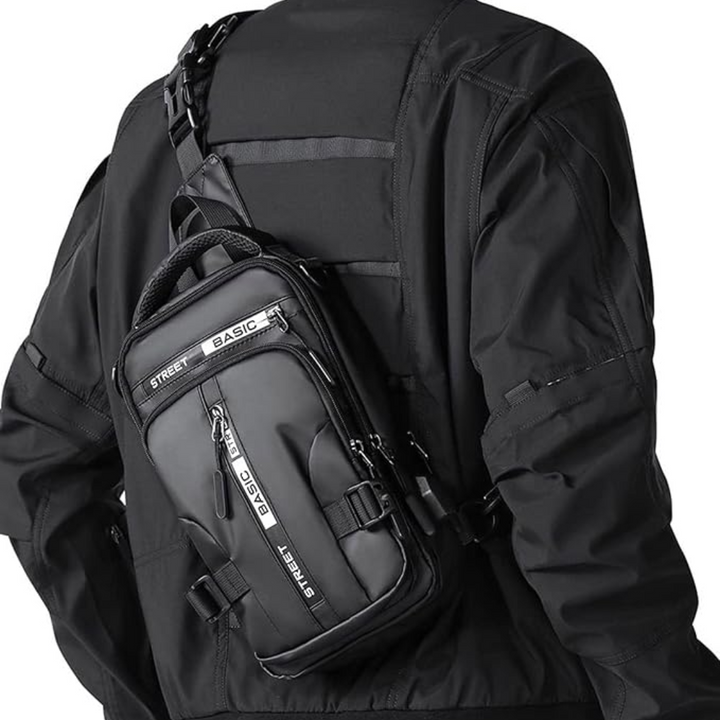 Unisex compacte crossbody sling rugzak UrbanLite, ideaal voor dagelijks gebruik in de stad.