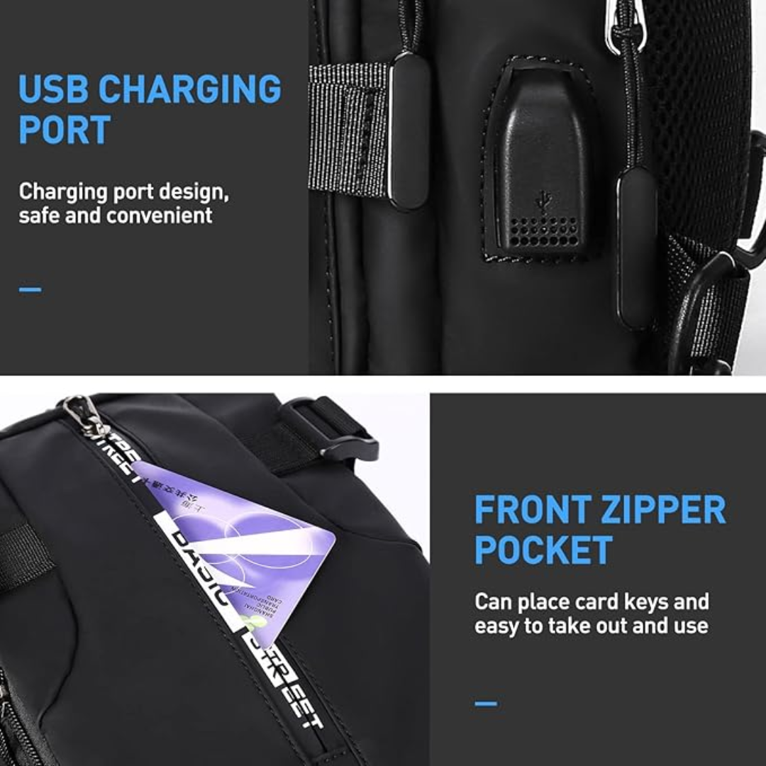 UrbanLite sling rugzak: de ideale compacte crossbody tas voor uw dagelijkse routine en stijl.