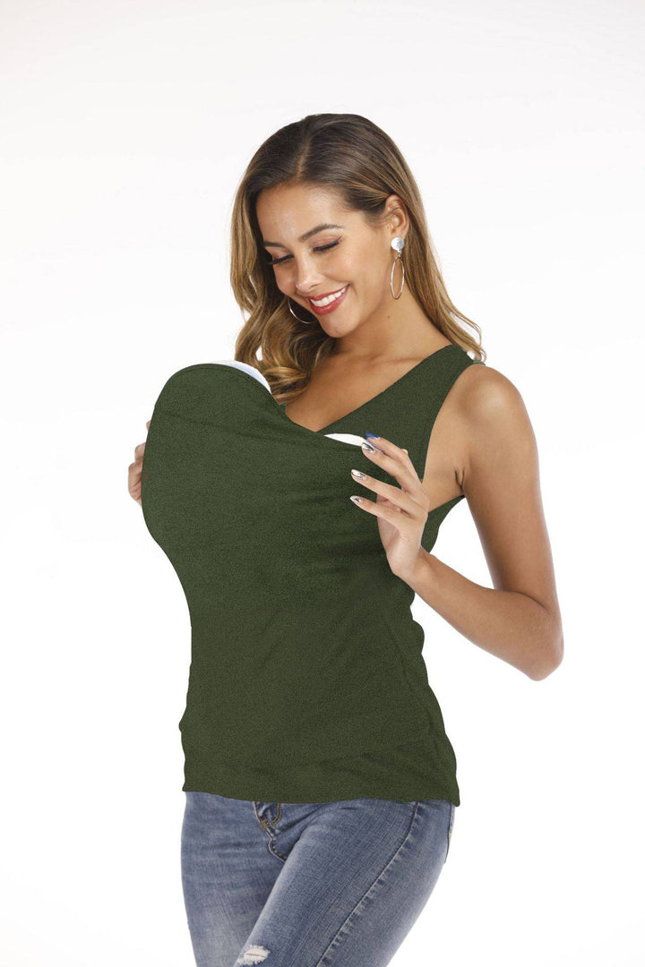 Gemakkelijk unisex draagshirt voor ouders: geniet van een blije, nabije baby en comfort.