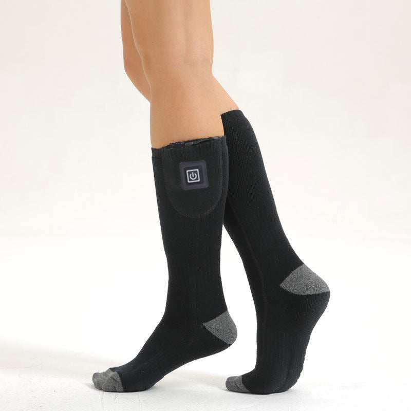 Elektrisch verwarmde unisex sokken voor dames en heren. Bieden ultieme warmte en comfort tijdens koude dagen.