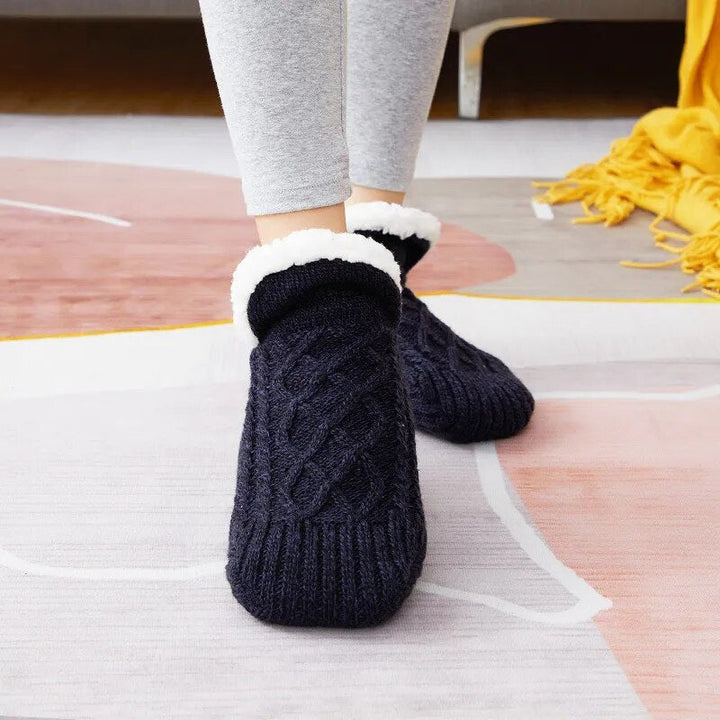 CozySteps huissokken, verdikte kasjmier pantoffelsokken voor ultiem comfort en warmte.