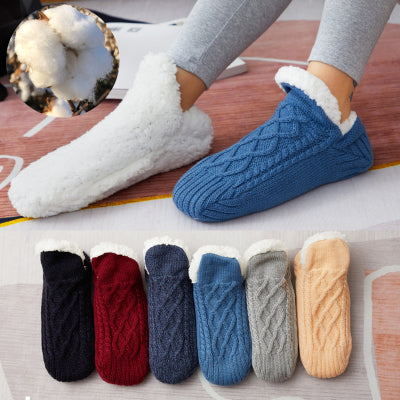 Essentiële winteraccessoire: warme verdikte kasjmier thermosokken voor binnen, antislip design.