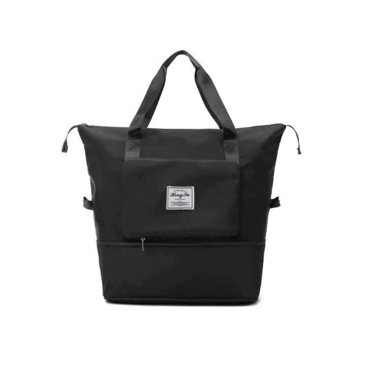Stijlvolle FlexiCarry weekendtas, opvouwbaar en unisex, ideaal voor een georganiseerd weekendje weg.