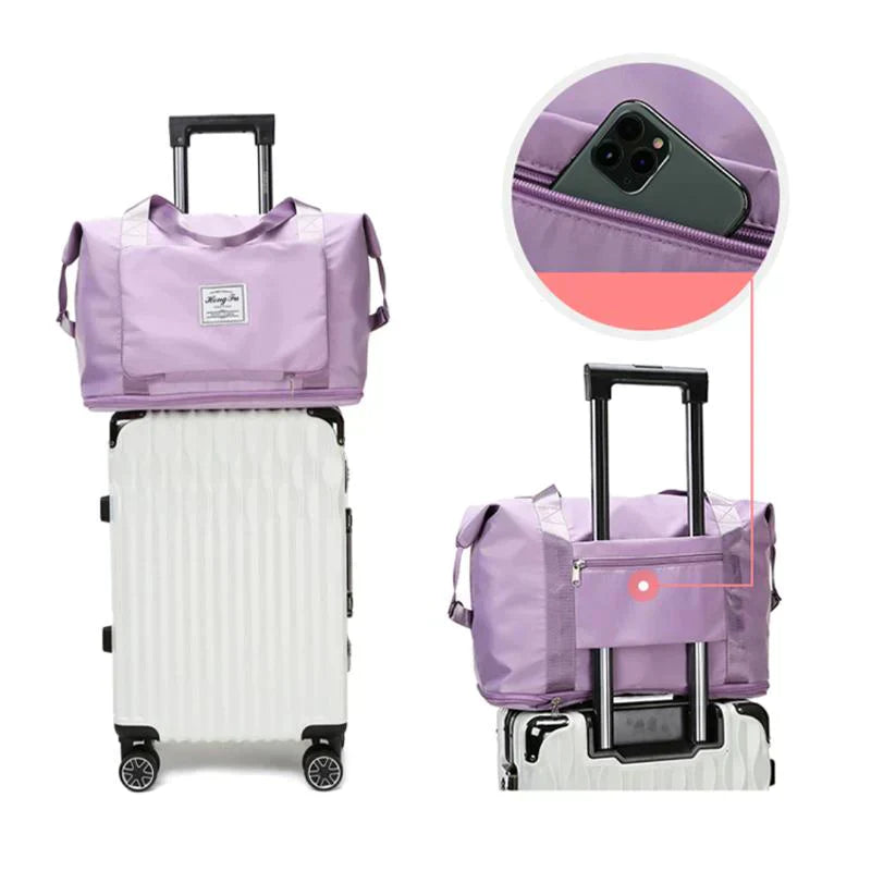 FlexiCarry opvouwbare sporttas/reistas voor unisex gebruik, perfect voor weekendje weg, waterafstotend.