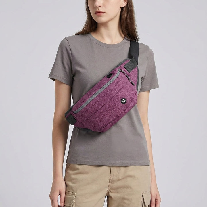 Modieuze FlexSling slingtas, unisex design met praktische multivakken. Perfect voor urban avonturen.