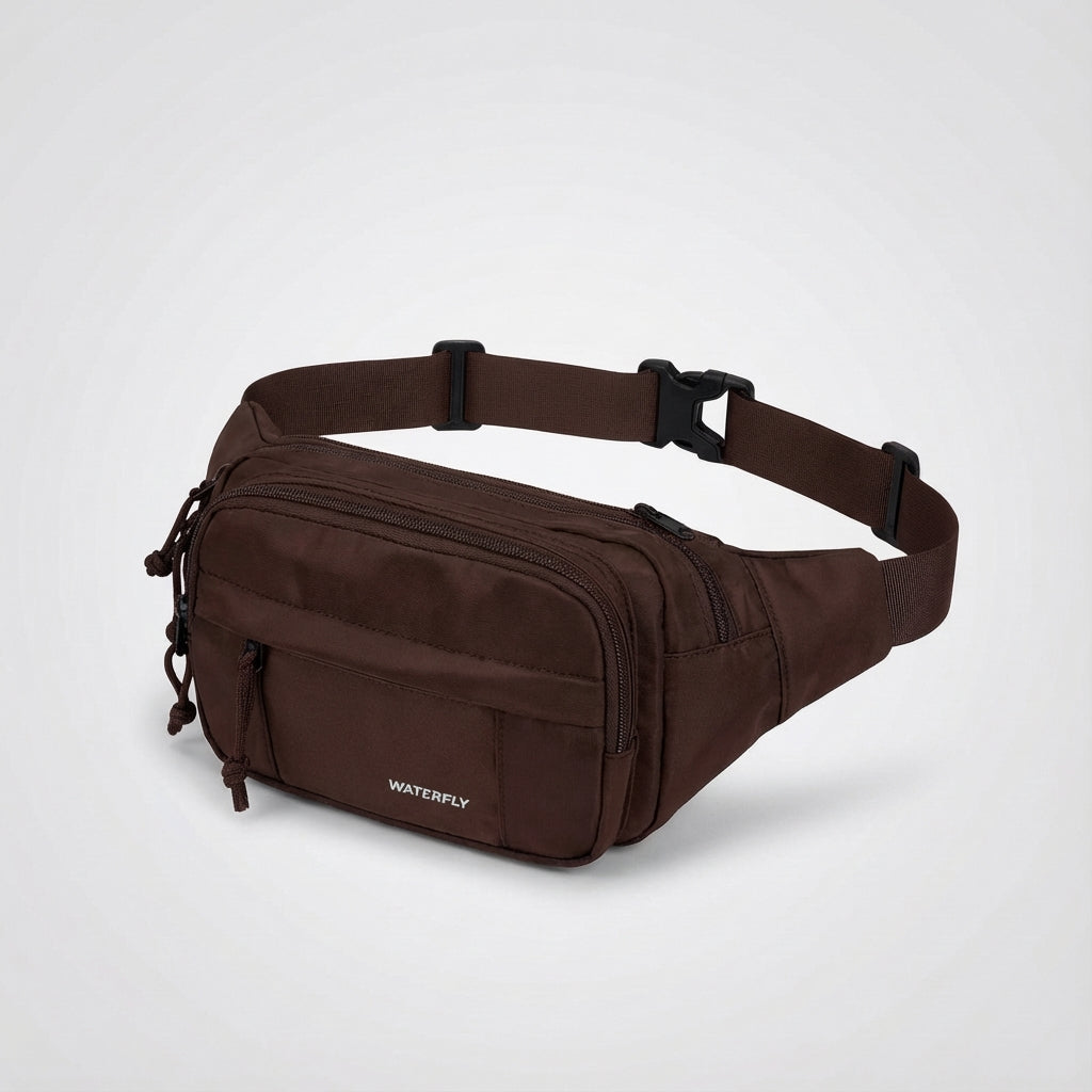 BeltEdge grote heuptas met ritsen; functionele unisex tas voor al je essentials.