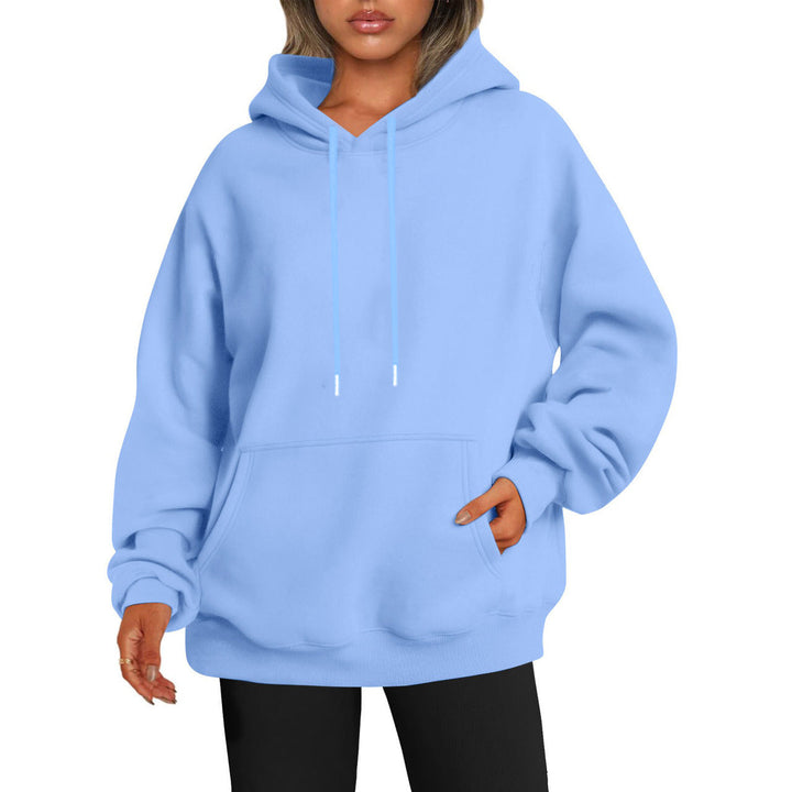 Unisex hoodie detail met capuchon en trekkoorden