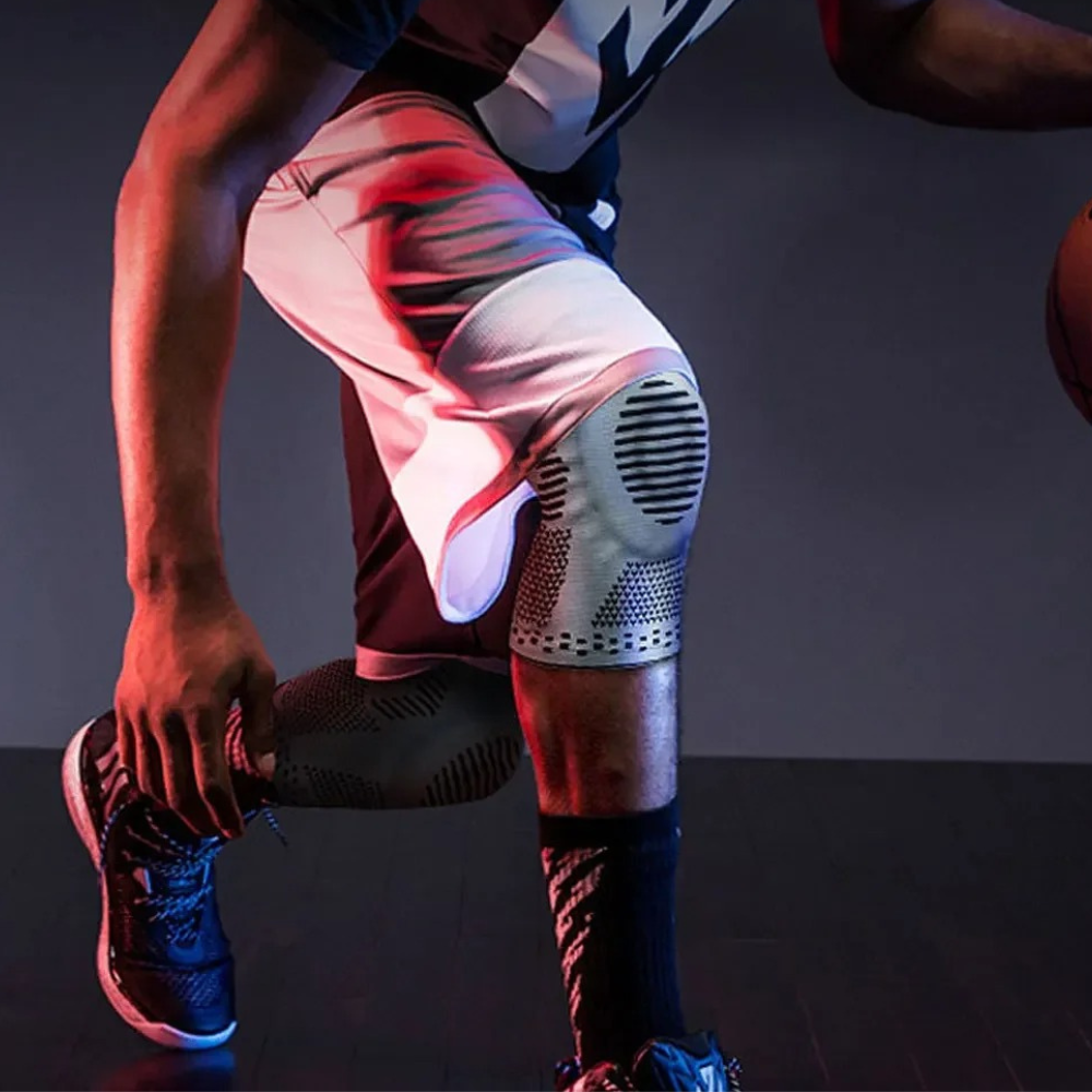 Ademende kniebrace voor sport en werk, garandeert comfort en stabiliteit voor je knieën.