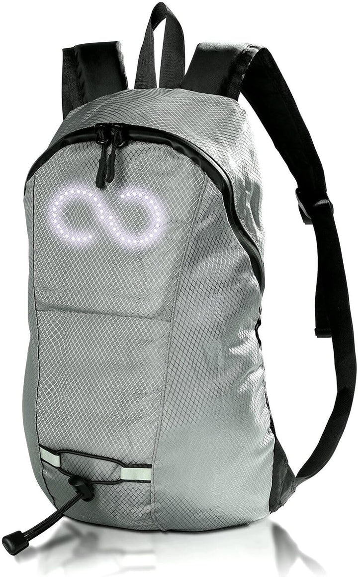 Unisex LED rugzak met muziekresponsieve verlichting, ideaal voor festivals en nachtleven.
