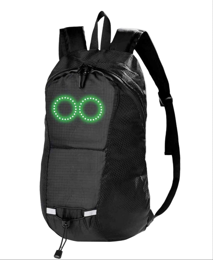 Trendsettende LED rugzak voor reizen, festivals en nachtelijke uitstapjes, super zichtbaar.