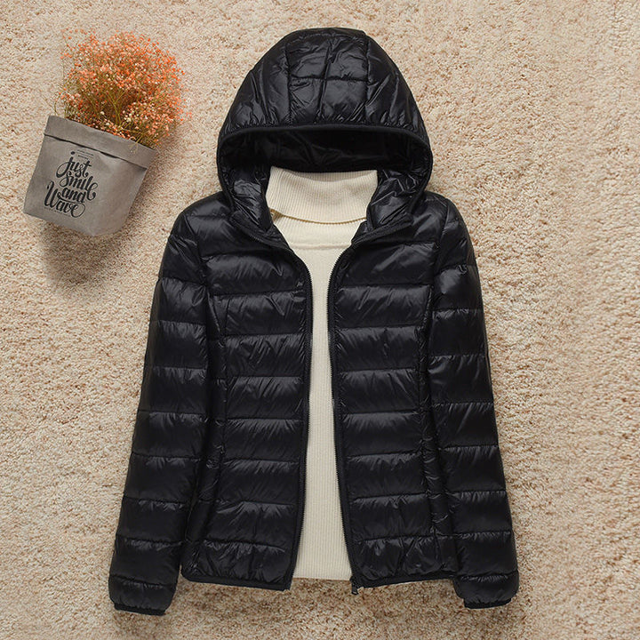 Warme unisex gewatteerde jas, met praktische zakken, bescherming tegen koude wind in herfst/winter.