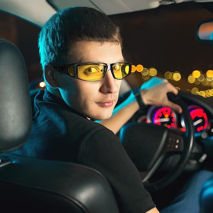 Stylevolle en functionele Jeremy nachtzicht rijbril, gepolariseerd voor beter zicht en veiligheid.