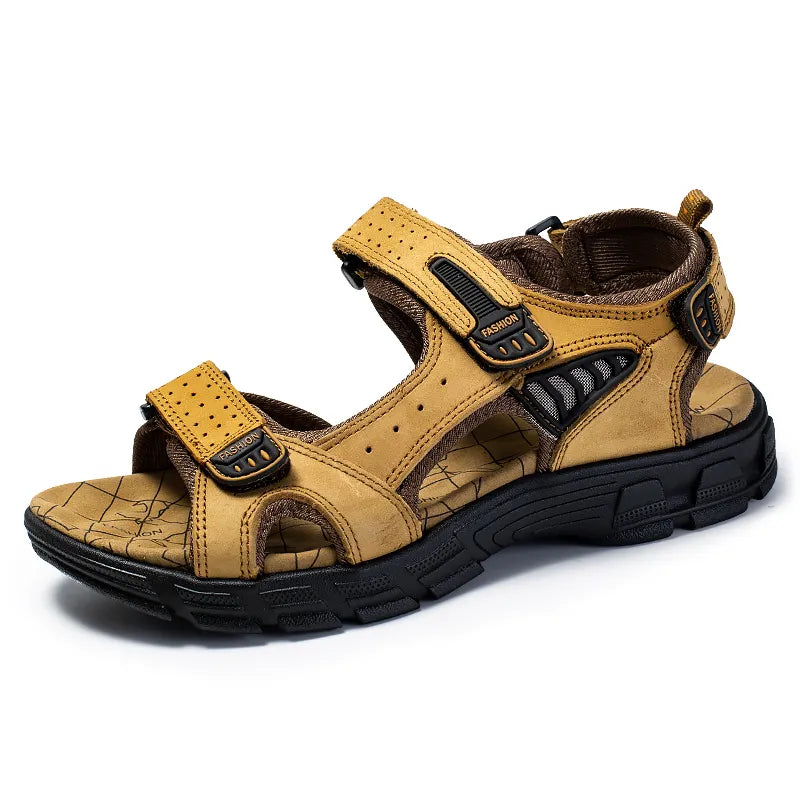 Praktische unisex sandalen met dubbel klittenband voor een perfecte, aanpasbare pasvorm en uitstekend voetcomfort.
