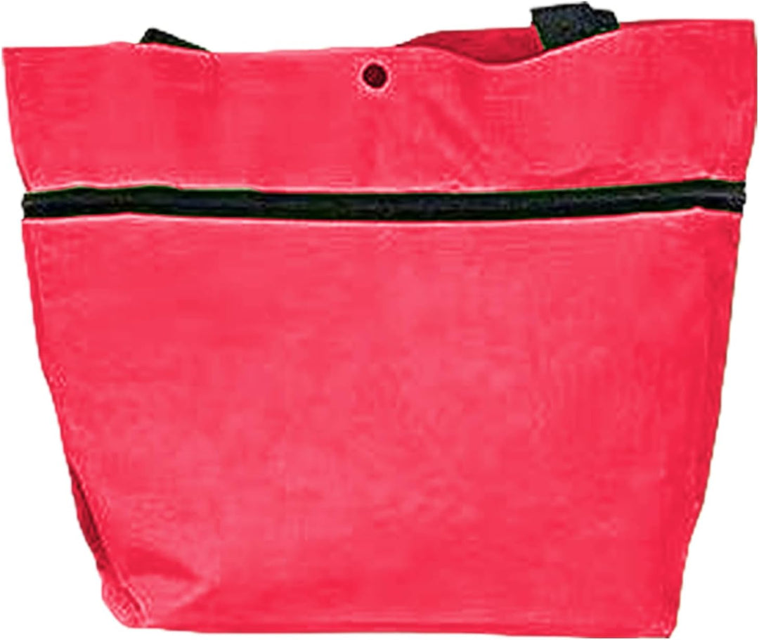 Unisex opvouwbare boodschappentas met wielen; grote capaciteit voor al uw aankopen.