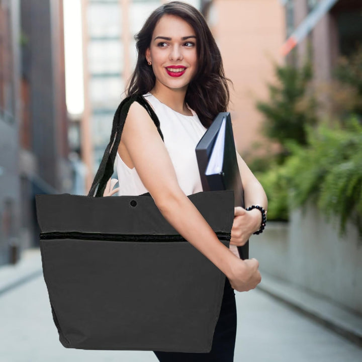 Unisex, opvouwbare, grote boodschappenkar met stevige wielen.