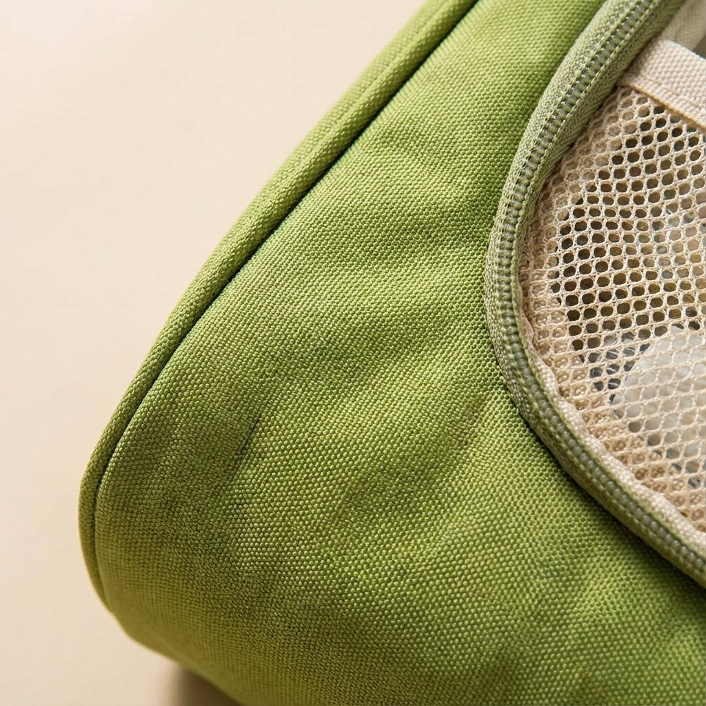 Compact opvouwbare reis toilettas, perfect voor handbagage en backpacken.