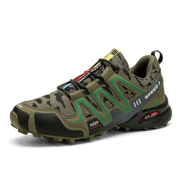 TerraGrip unisex orthopedische hardloopschoen en wandelschoen in donkergrijs, met ademend bovenmateriaal en antislipzool voor outdoorcomfort.