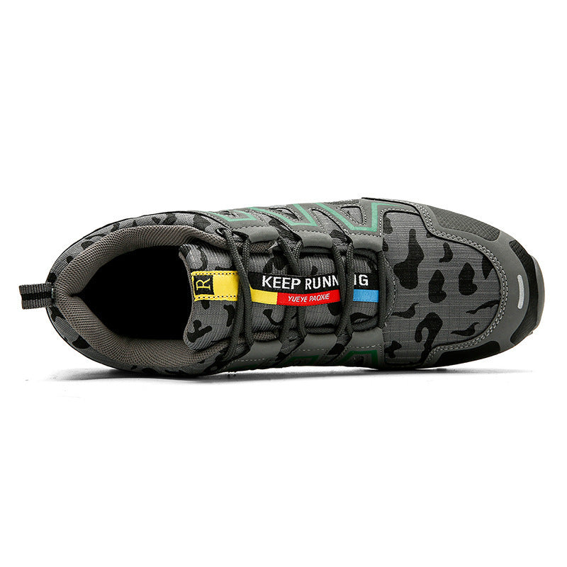 TerraGrip unisex orthopedische hardloopschoen en wandelschoen in donkergrijs, met ademend bovenmateriaal en antislipzool voor outdoorcomfort.