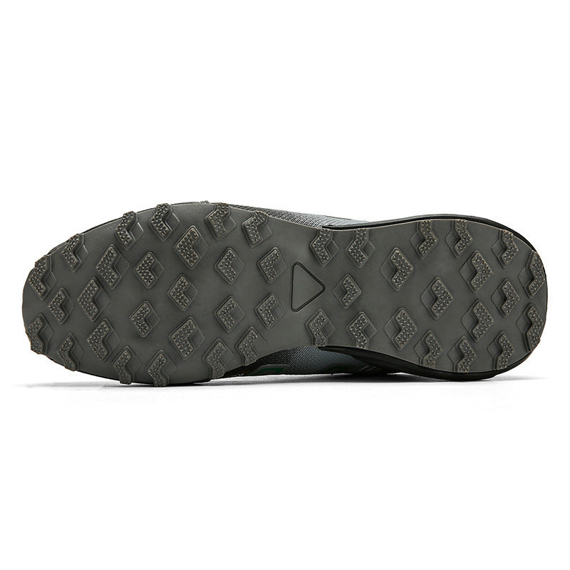 TerraGrip unisex orthopedische hardloopschoen en wandelschoen in donkergrijs, met ademend bovenmateriaal en antislipzool voor outdoorcomfort.